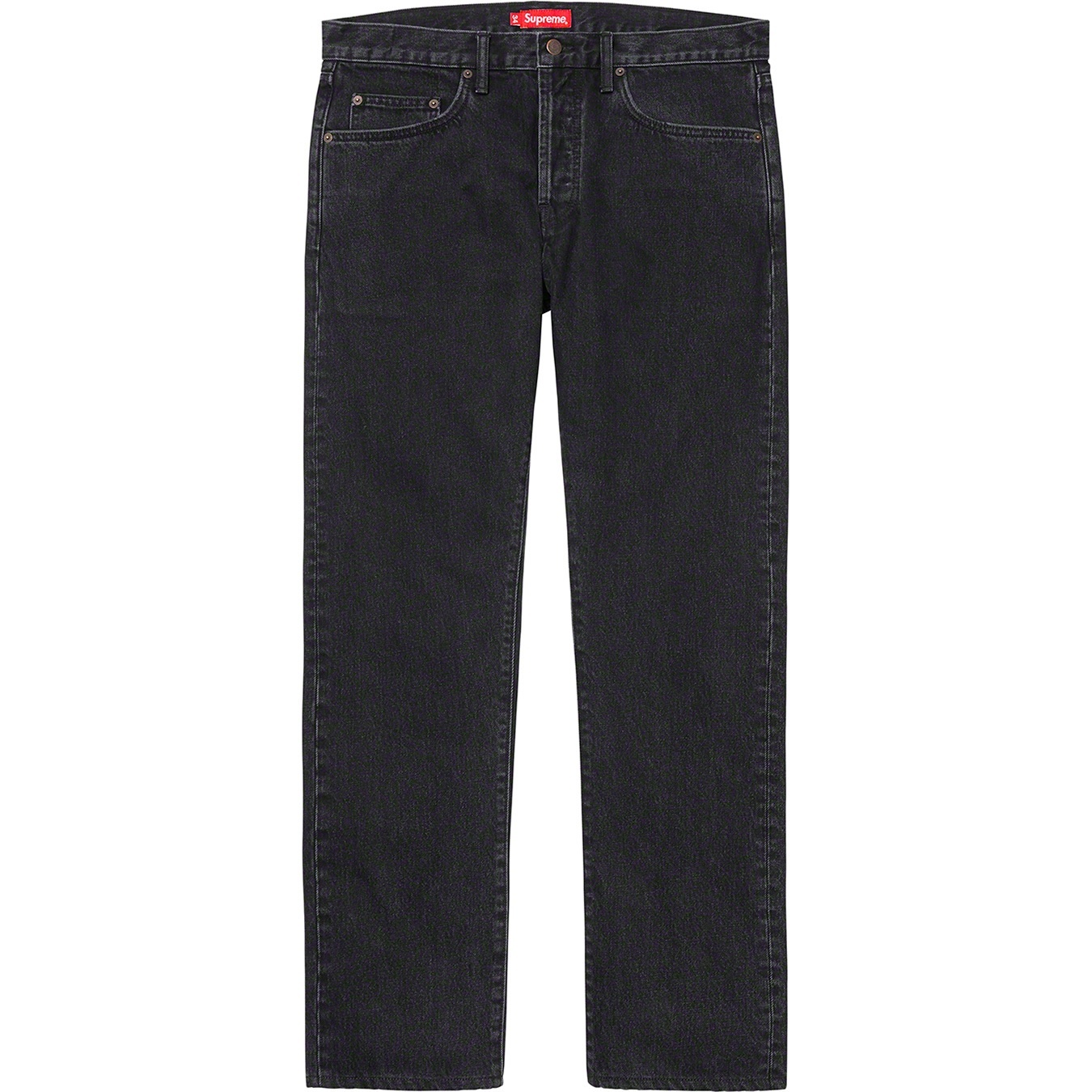 Stone Washed Black Slim Jean view 2
